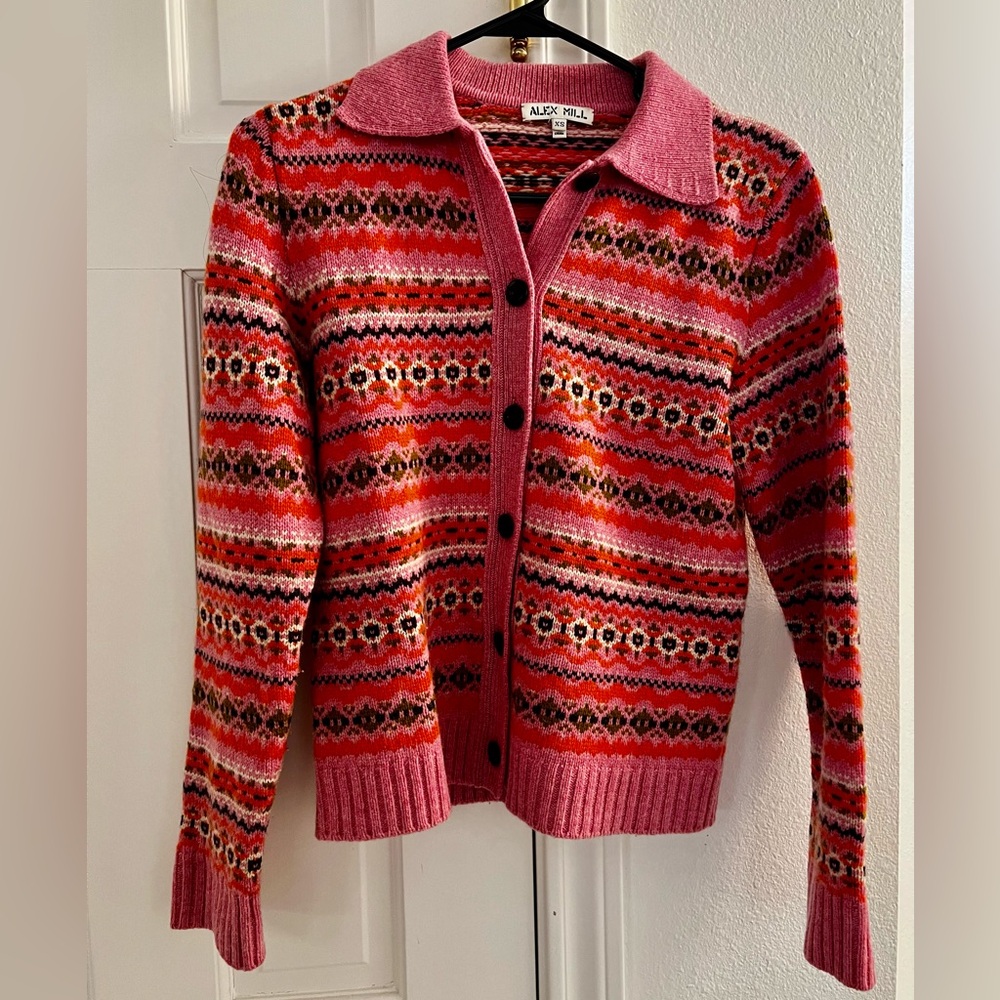 Alex Mill Fair Isle cardigan